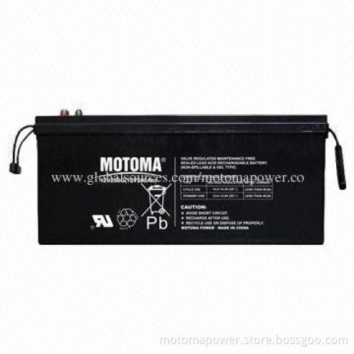 12V 200Ah Storage Battery, Long Shelf Life and Low Self-discharge